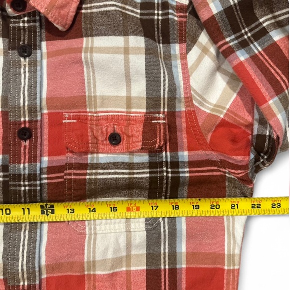 Y2K VTG Men’s Abercrombie & Fitch ‘Muscle’ Plaid Flannel Button-Up Shirt Size L - Picture 6 of 7